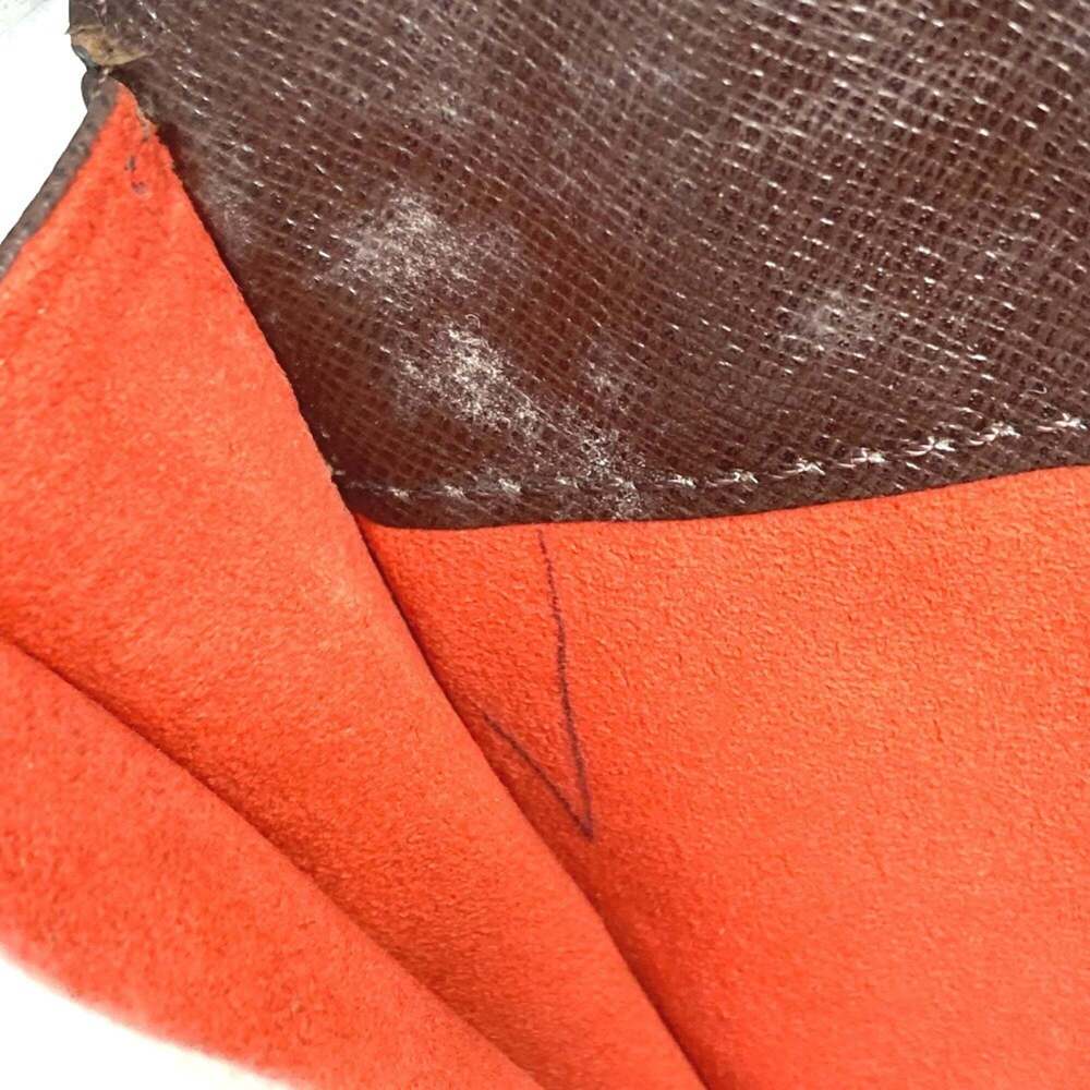 LOUIS VUITTON Authentic Brown Damier Canvas Pochette Shoulder Bag - Picture 16 of 16